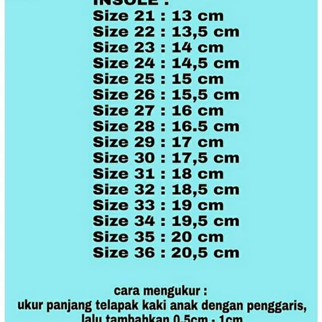 Brand nike, jordan, under armour, vans, reebok, converse menggunakan. Size Chart Shopee Indonesia