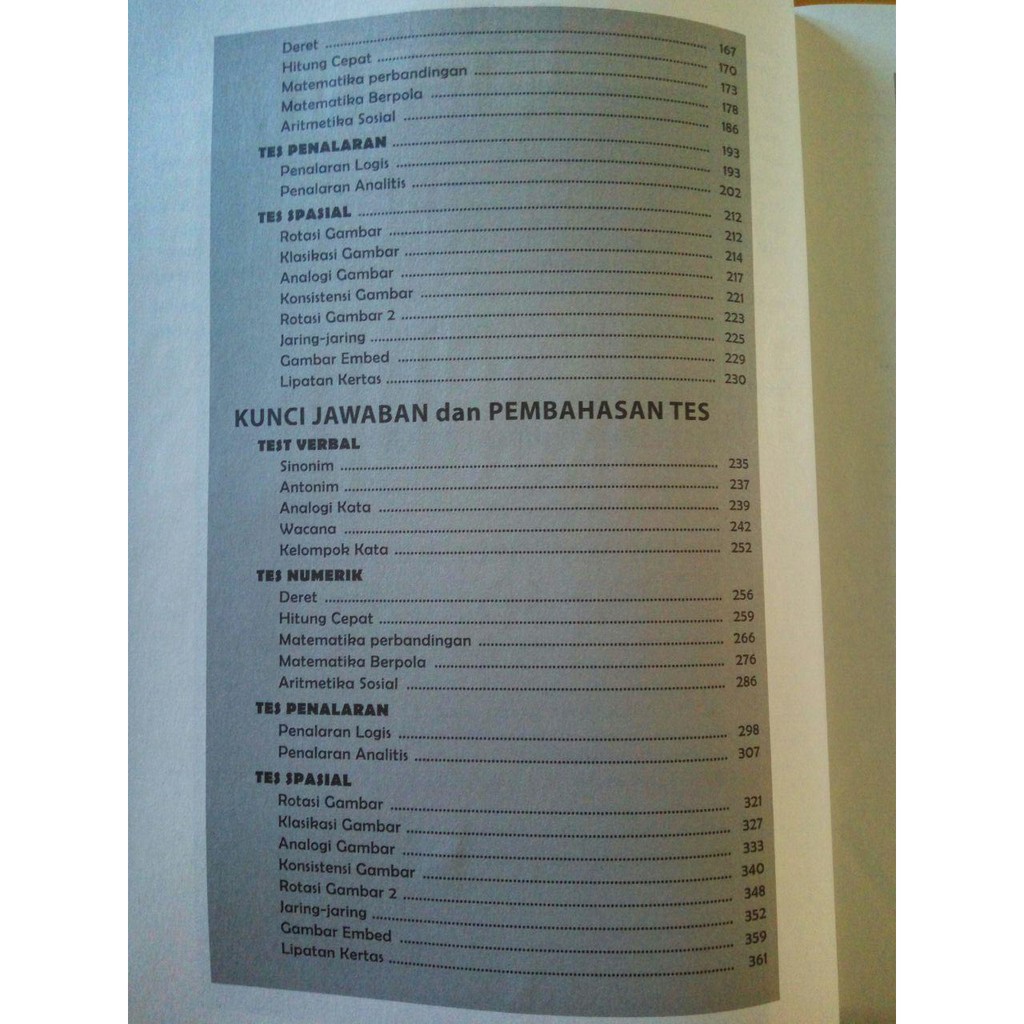 Adapun rincian tes bakat akademik ini adalah sebagai berikut: Soal Matematika Berpola