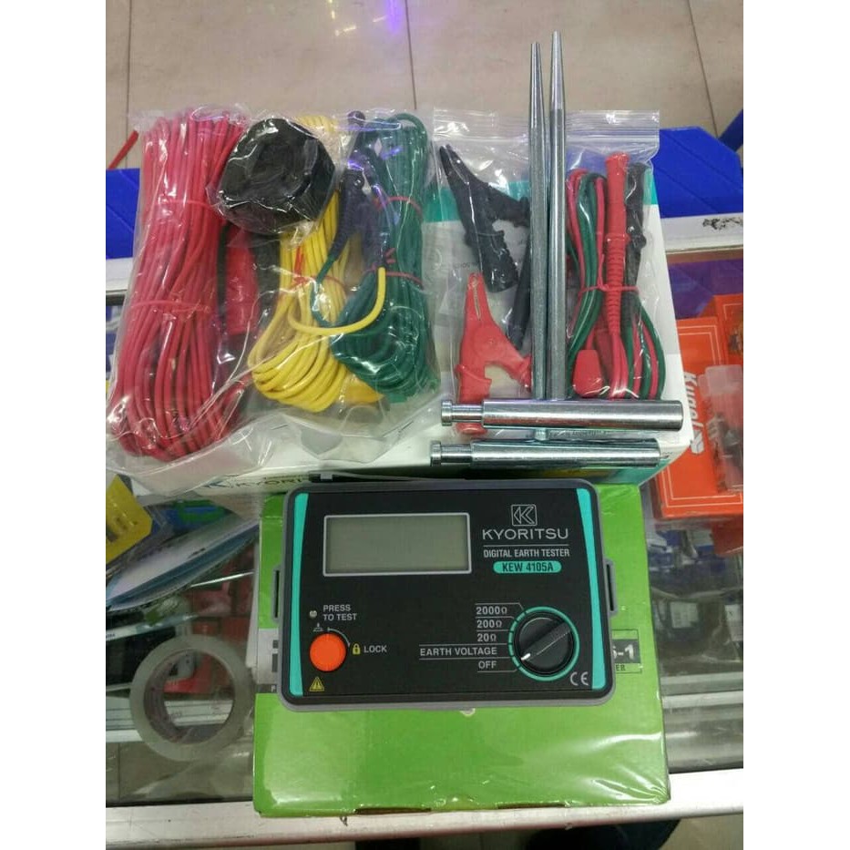 Buy japan kyoritsu 4105ah ground resistance tester 4105a mine. Meger Grounding 4105a Kyoritsu 4105a Grounding Tester 4105a Shopee Indonesia