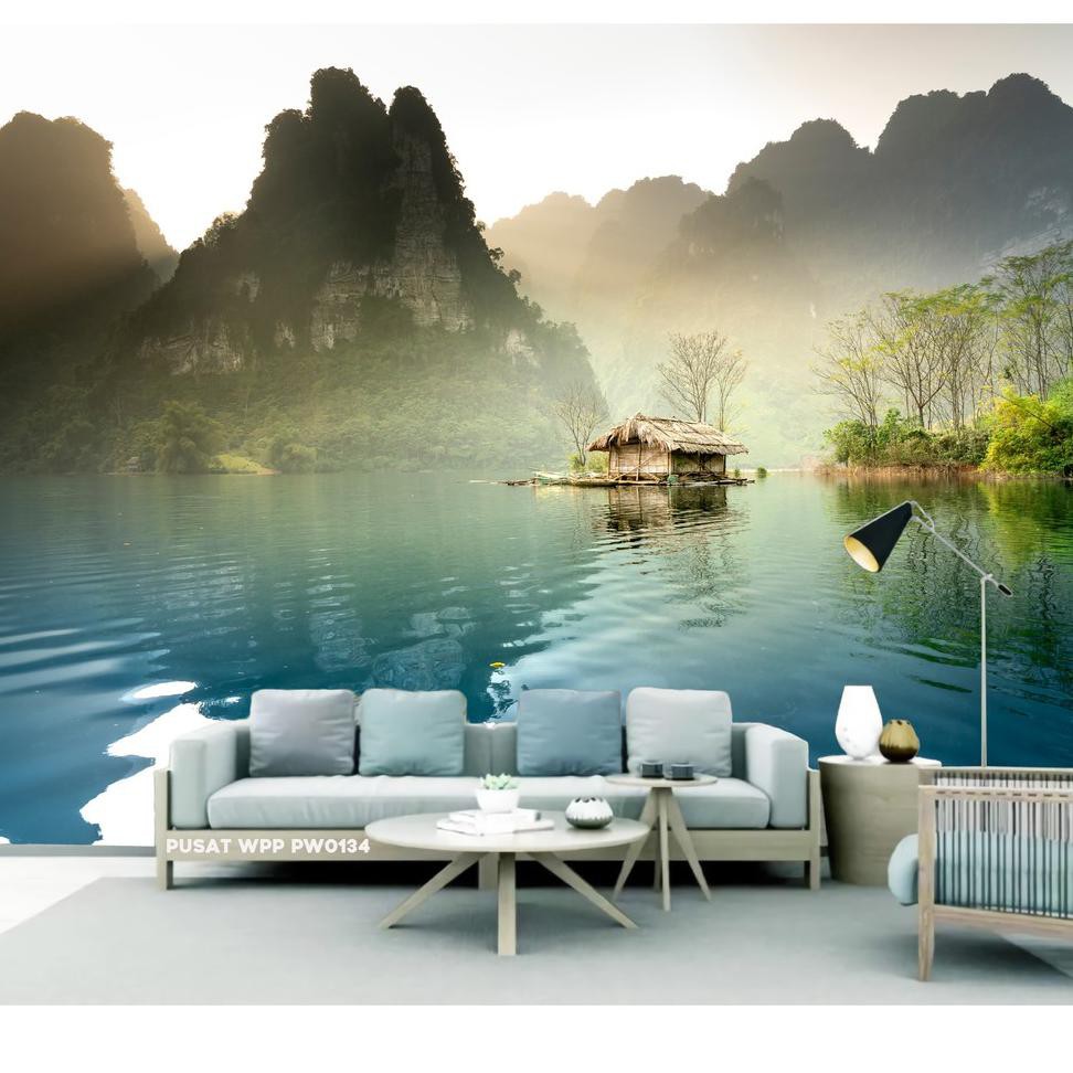 Cara menggambar 3 dimensi, gambar 3 dimensi pemandangan yang mudah, gambar pemandangan 3 dimensi yang mudah digambar, cara menggambar 3d . Art 61651 Wallbaner 3d Pemandangan Alam Wallpaper Custom Pemandangan Danau Pegunungan 3 Dimensi Shopee Indonesia