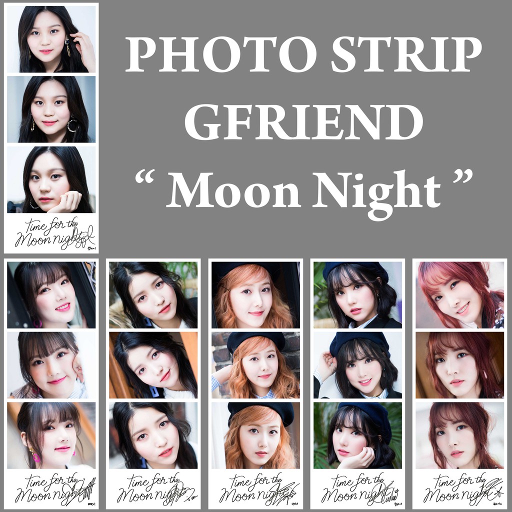 Yuju debut solo · 4. Jual Ready Stock Photo Strip Gfriend Moon Night Member Foto Kpop Murah Korea Indonesia Shopee Indonesia