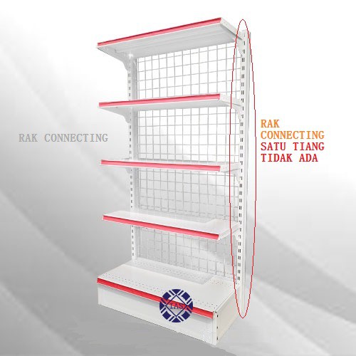 Membuat rak besi tanpa las, cara merakit rak besi, membuat meja dari besi siku lubang, desain rak besi, membuat sendiri rak gondola, . Rak Gondola Rak Minimarket Tipe A3 Shopee Indonesia