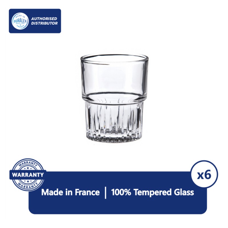 Duralex Gelas Empilable Tumbler 200 ml (Tempered Glass) - Set 6pcs | Shopee  Indonesia