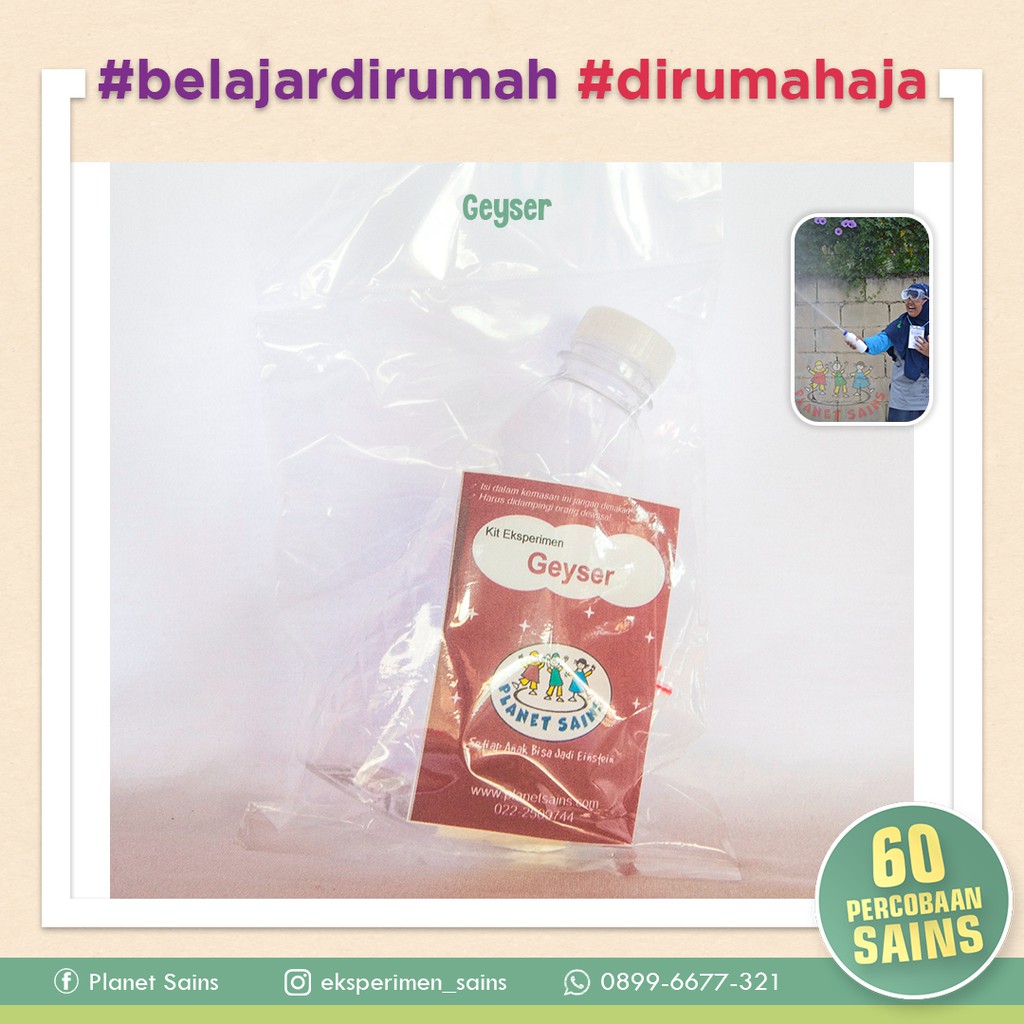 7 lembar penilaian unjuk kerja anak dalam kegiatan mengembangkan kemampuan sains GEYSER - Mainan Anak SD - Eksperimen Sains #dirumahaja