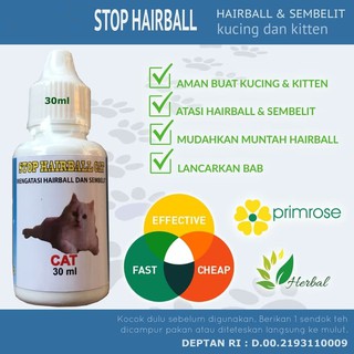 Obat Kucing Sembelit Susah Buang Air Dan Hair Ball STOP HAIRBALL | Shopee  Indonesia