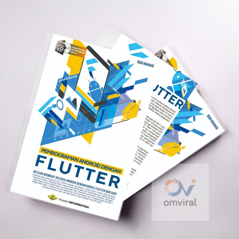 Buku Komputer Mudah Belajar Bikin / Membuat Aplikasi Android dengan Google  Flutter dan Dart + CD | Shopee Indonesia