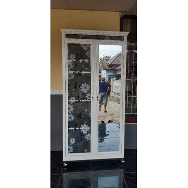 Harga Lemari Kaca Pakaian Aluminium 2 Pintu Terbaru Oktober 2021 | BigGo  Indonesia