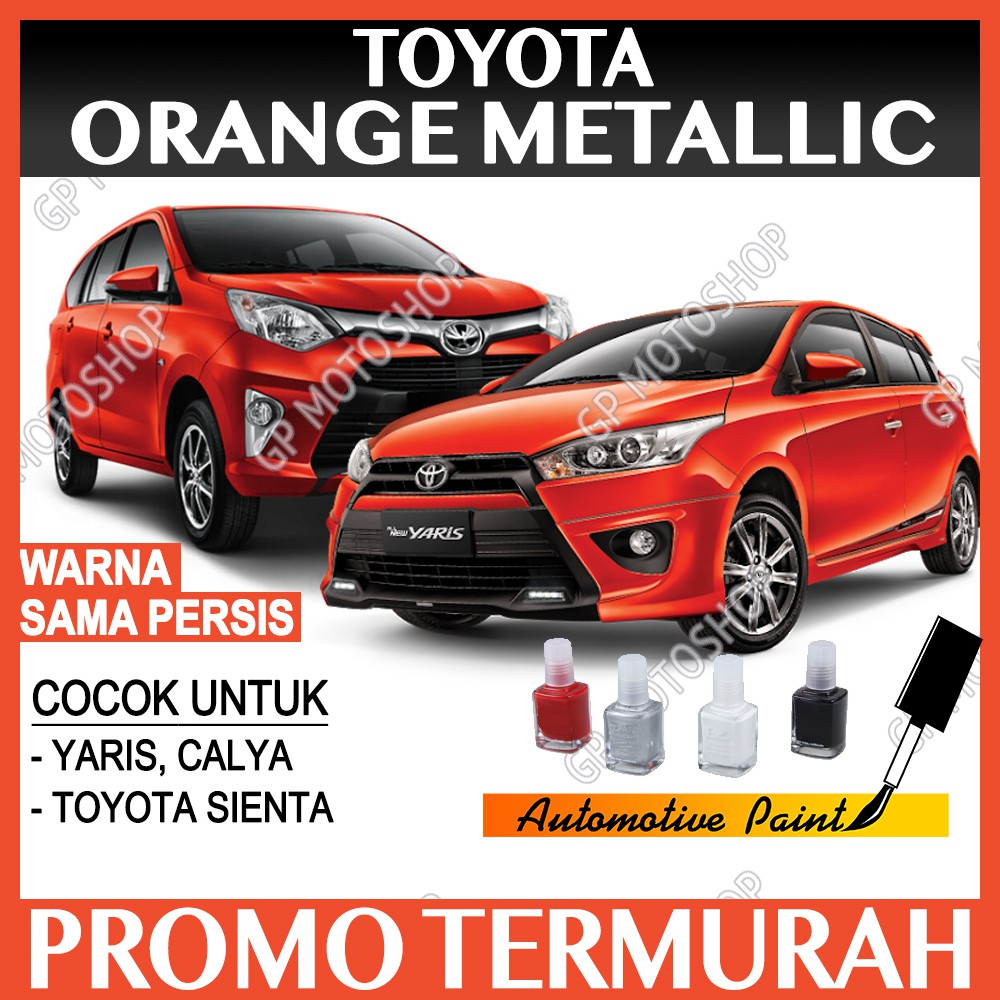 24.09.2021 · biaya cat mobil di bengkel cat mobil resmi bisa dikatakan tinggi. Toyota Orange Metallic Cat Oles Penghilang Baret Lecet Mobil Yaris Calya Sienta Orange Metalik Shopee Indonesia