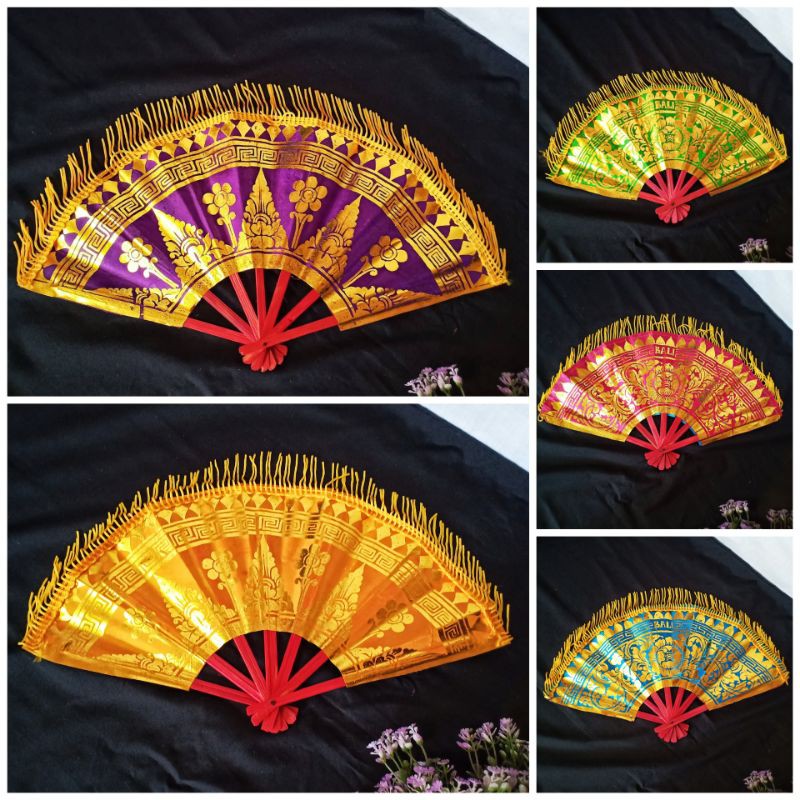 Ilustrasi tari kipas pakarena, sumber gambar: Kipas Tari Bali Kipas Khas Bali Kipas Prada Murah Kipas Penari Bali Shopee Indonesia