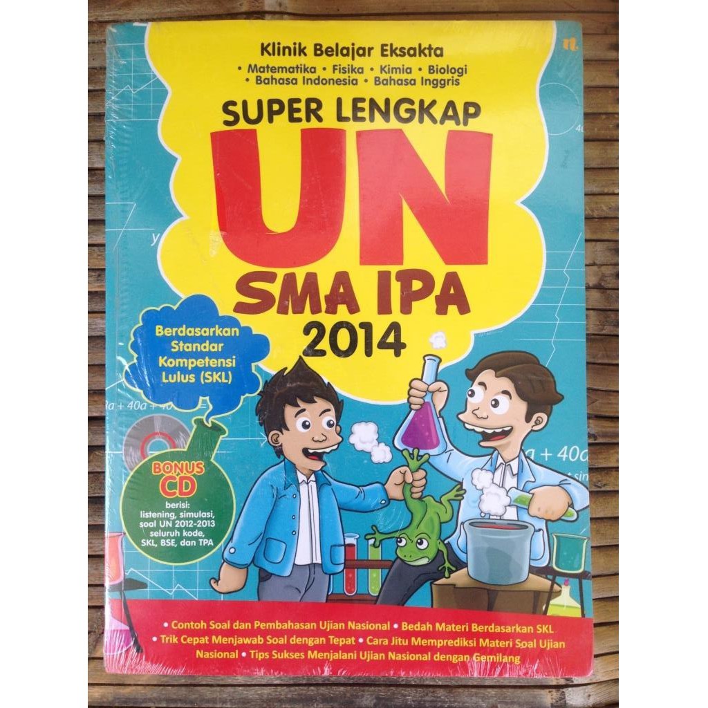 Pembahasan soal un matematika program ips sma 2014 paket 1 . Mizan Super Lengkap Un Sma Ipa 2014 Klinik Belajar Eksakta Shopee Indonesia