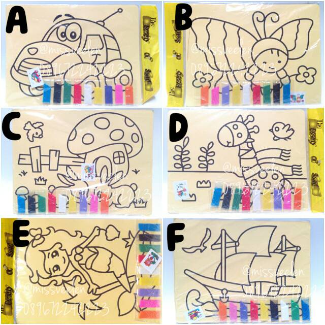 Jual [Part 1] Lukis Pasir Warna A4 / Mewarnai Pasir Ukuran A4 Indonesia|Shopee Indonesia 640_X_640_jpg