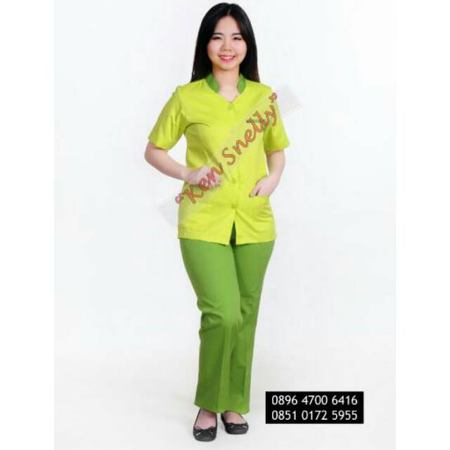Jual Seragam perawat/ners rumah sakit (dapat baju dan celana) kualitas  bagus Indonesia|Shopee Indonesia