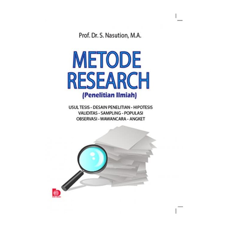 Jual Metode Research - Prof. Dr. S. Nasution Indonesia|Shopee Indonesia