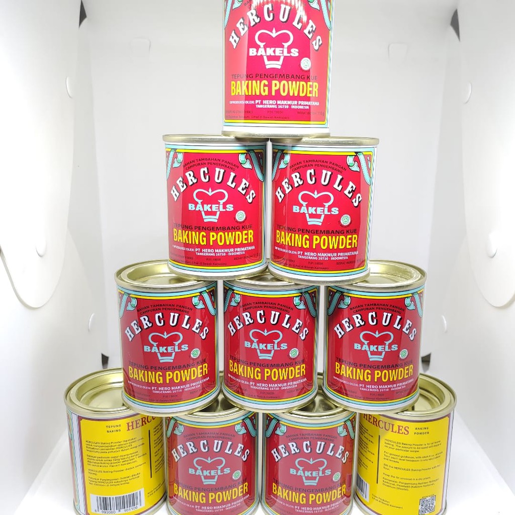 Hercules baking powder double acting pengembang kue 110 gram. Hercules Baking Powder Double Acting 110g Baking Powder Double Acting Shopee Indonesia