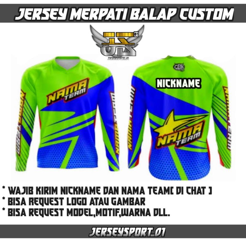 Harga Jersey Merpati Balap Desain Custom - Cariolshop