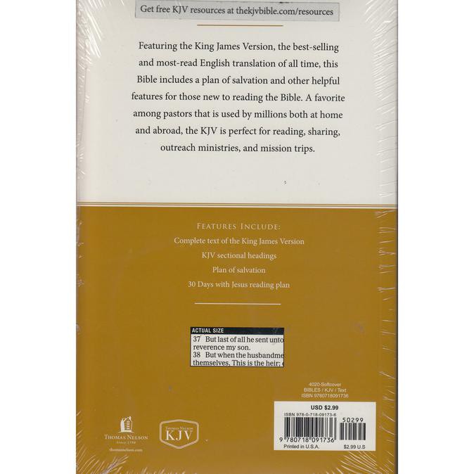 Get closer to god with this king james bible app. Jual Kjv Holy Bible Alkitab Bahasa Inggris King James Version Indonesia Shopee Indonesia