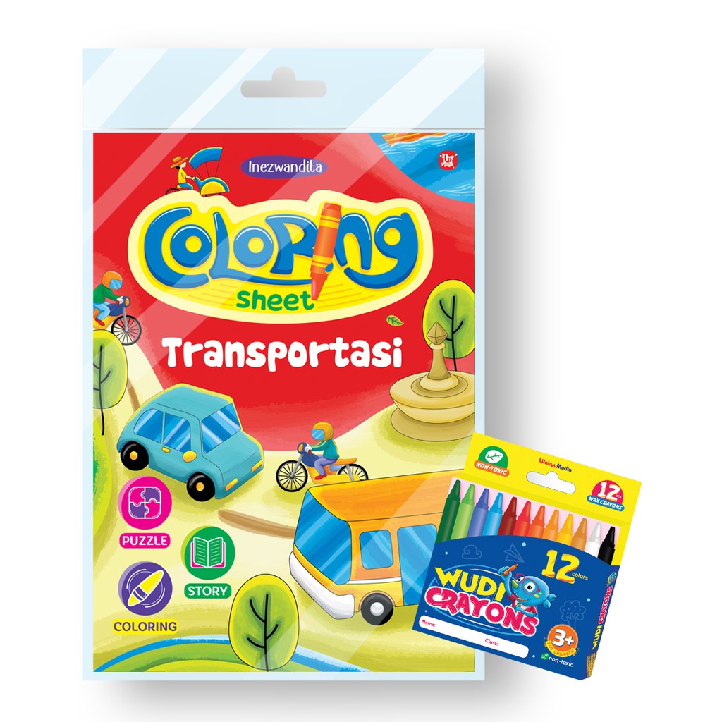 Consequently, lit up again the character through the winnie the pooh coloring pages ideas. Coloring Sheet Transportasi Original Shopee Indonesia