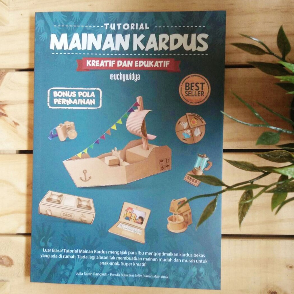 Kardus bekas (susu/makanan bayi), gambar di koran/kertas kado/majalah/brosur bekas/kalender. Jual Tutorial Mainan Kardus Berkualitas Shopee Indonesia