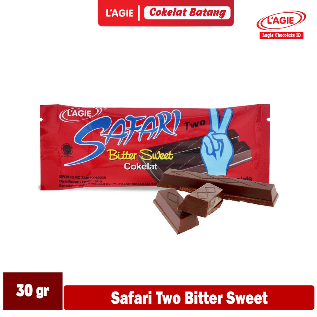 Jual LAGIE SAFARI TWO BITTER SWEET KEMASAN 30GRAM Indonesia|Shopee Indonesia