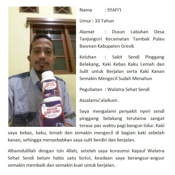 Obat Kaki Kebas, Kaki Lemah Sulit Berjalan, Kaki Mengecil Menahun - Herbal  Walatra Sehat Sendi | Shopee Indonesia