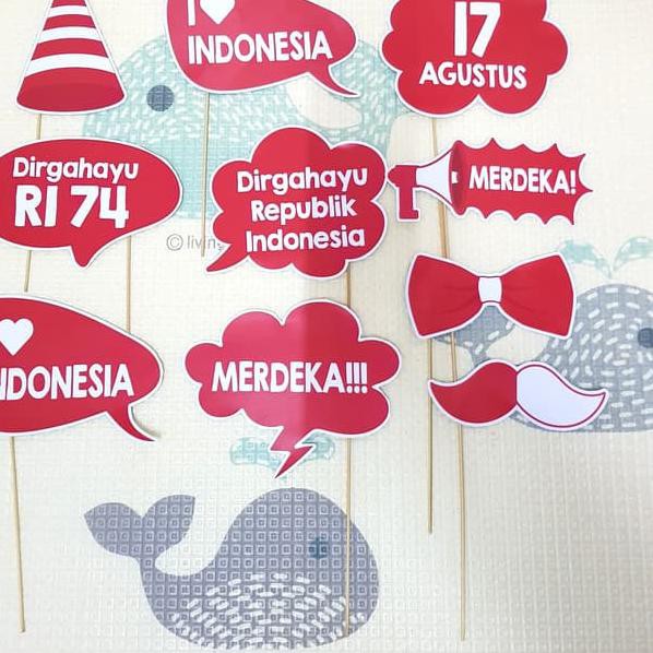 Zo'n grote lijst zorgt bij mensen voor een . Acc Photobooth Dirgahayu Ri 74 Photo Props 17 Agustus Aksesoris Foto Shopee Indonesia