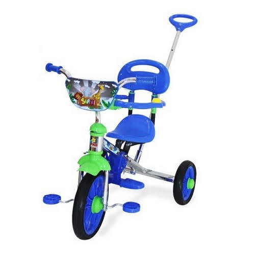 Jual Sepeda Roda Tiga BMX PMB BMX-721 Safari 1-3 Tahun Sandaran Pengaman  Tongkat Kemudi Baby Tricycle Indonesia|Shopee Indonesia
