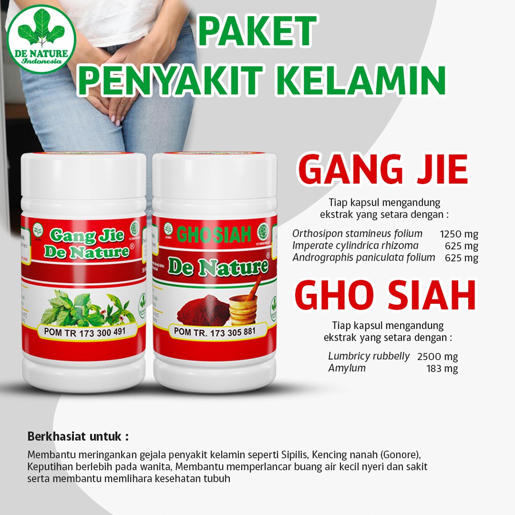Jual Obat Sipilis Sifilis Raja Singa Gonore Gang Jie Gho Siah De Nature  Herbal Alami Tanpa Efek Samping Indonesia|Shopee Indonesia
