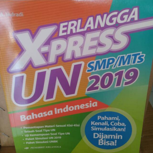 Tahun 2012an, admin pernah mengajar pelajaran bahasa indonesia kelas ix yang . Erlangga Xpress Bahasa Indonesia Smp 2019 Shopee Indonesia