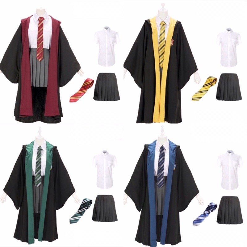 Jual Hogwarts Uniform Set Costume Cosplay Jubah Harry Potter Halloween  Indonesia|Shopee Indonesia