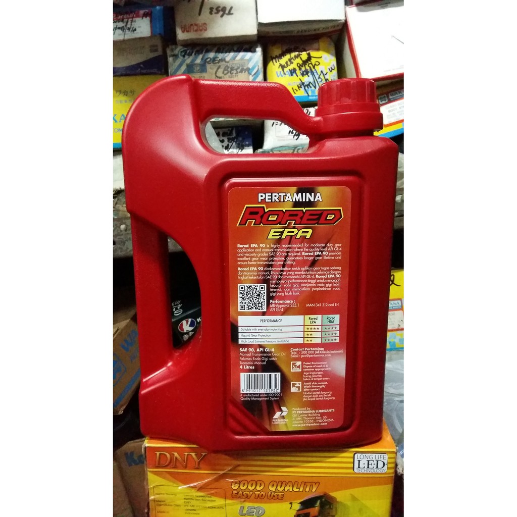 Oli Gardan Mobil - Oli Transmisi Manual Mobil Truk Pickup - PERTAMINA RORED  EPA SAE 90 - Galon 4 Ltr | Shopee Indonesia