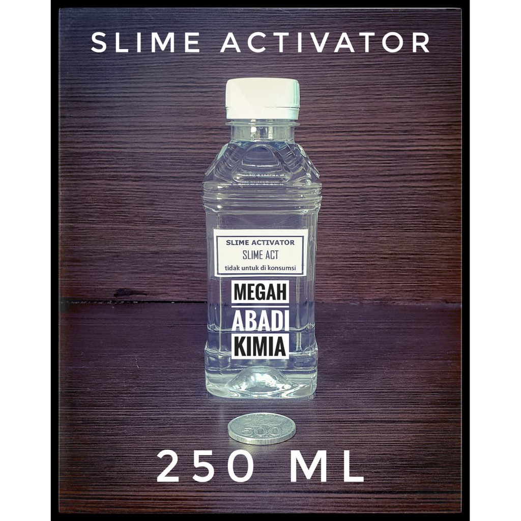 Tambahkan slime activator sedikit demi sedikit sampai . Slike: Slime Activator Tanpa Gom Dan Borax
