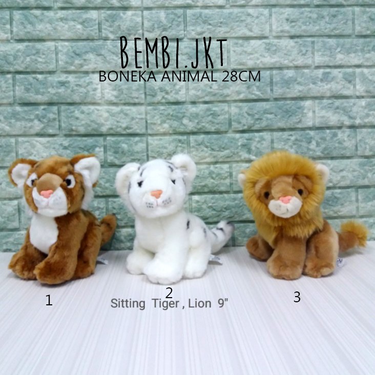 Jual boneka animal tiger singa taman safari macan leon souvenir  Indonesia|Shopee Indonesia