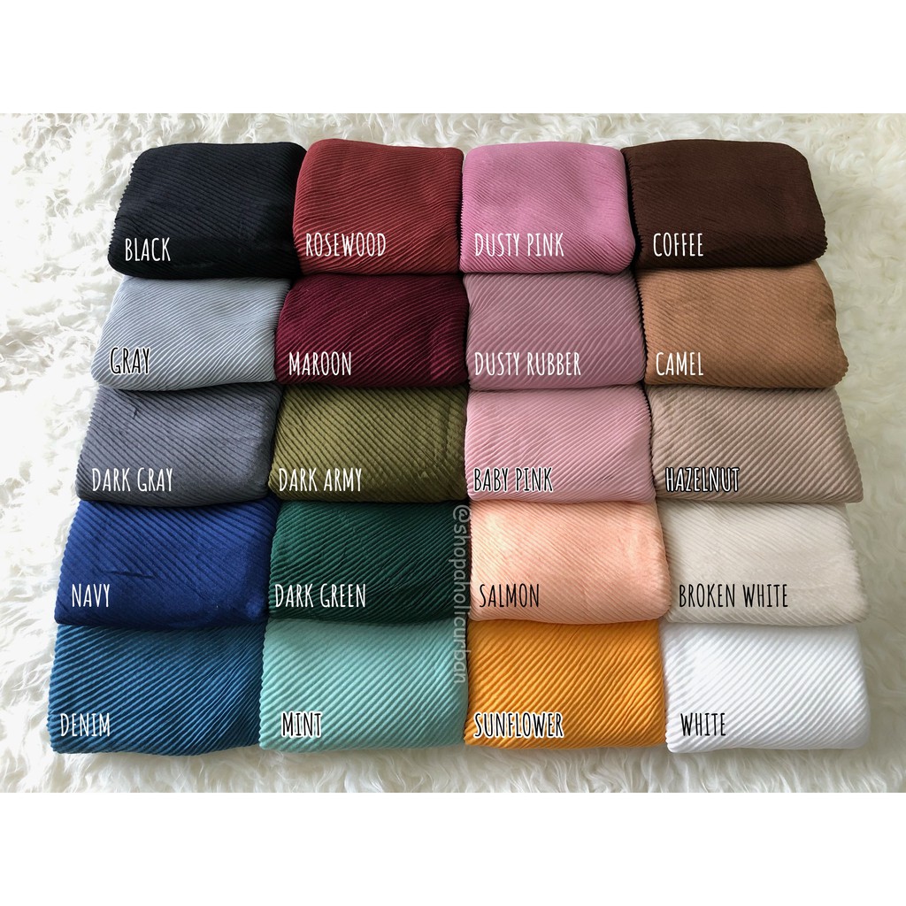 Beli calep calep tas handbag wanita kimora series warna broken white dengan harga hanya rp 150.000 di zalora indonesia ® | cod ✔️ garansi 30 hari . Hijab Plisket Pleated Crinkle Hijab/Jilbab Import Premium