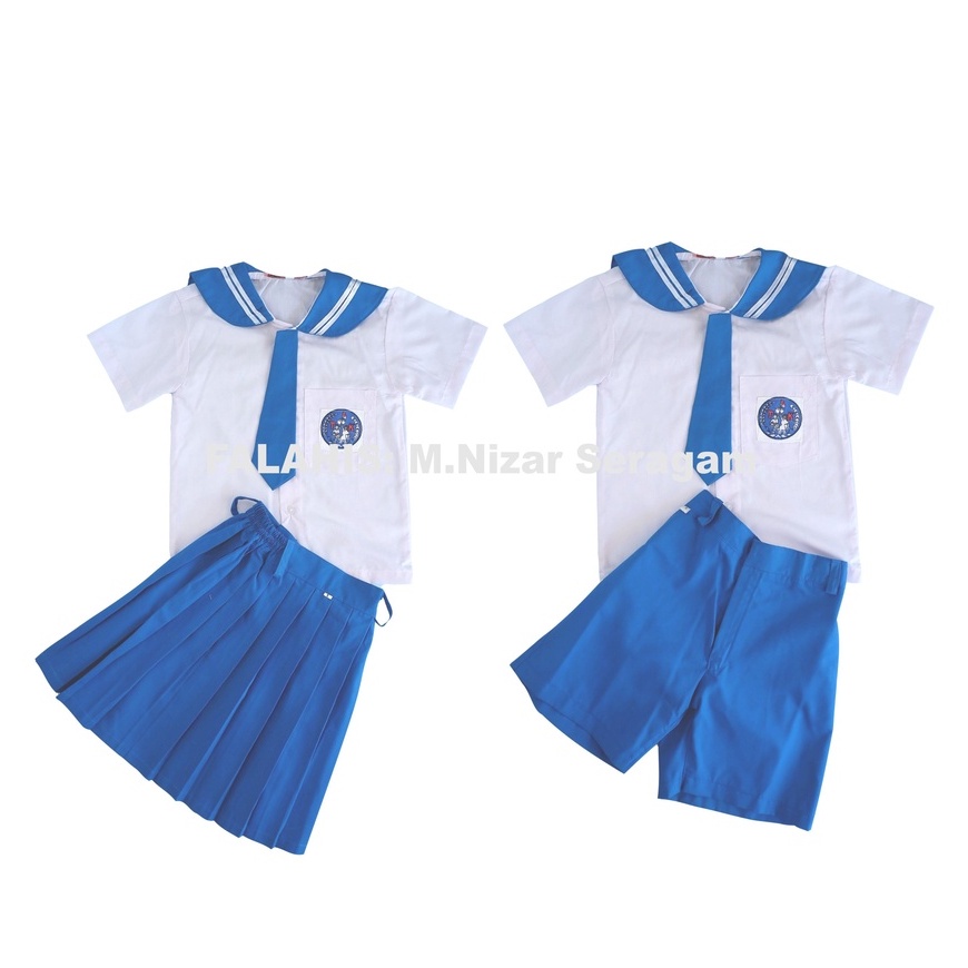 Jual Seragam Mantros TK Biru Indonesia|Shopee Indonesia