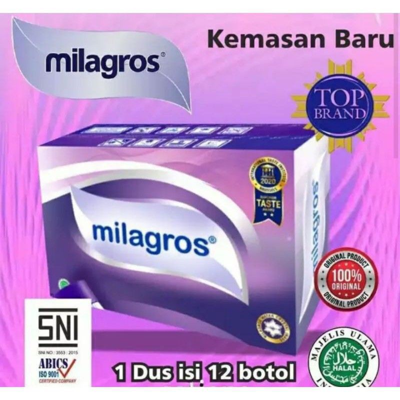 air alkali Mila gros satu dus isi 12 botol BPOM 265210002099 | Shopee  Indonesia