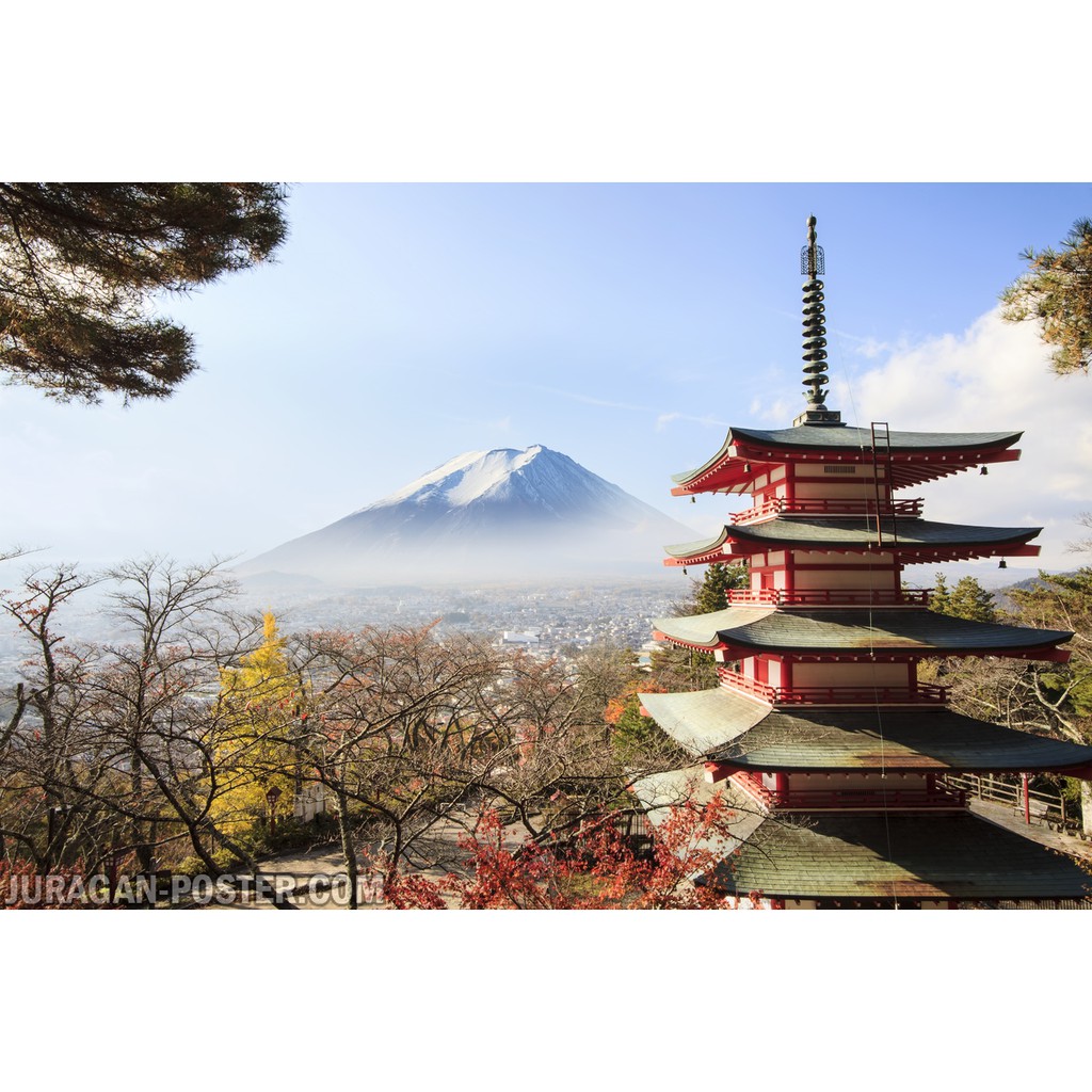 Jual Hiasan Dinding Poster Pemandangan Alam Gunung Fujiyama Jepang 10 60X90Cm Indonesia|Shopee Indonesia 1024_X_1024_jpg