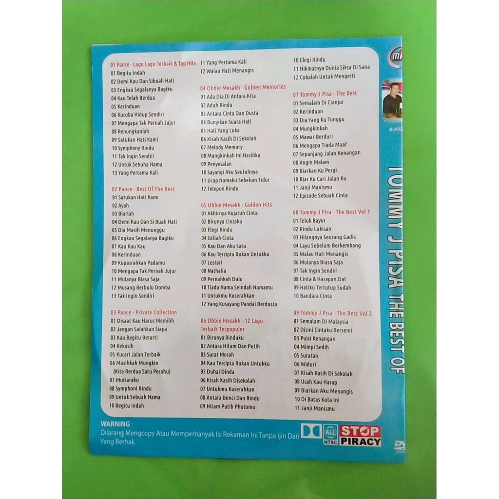 Jual KASET PROMOO MP5 VIDEO LAGU KARAOKE TOMMY J PISA Indonesia|Shopee  Indonesia