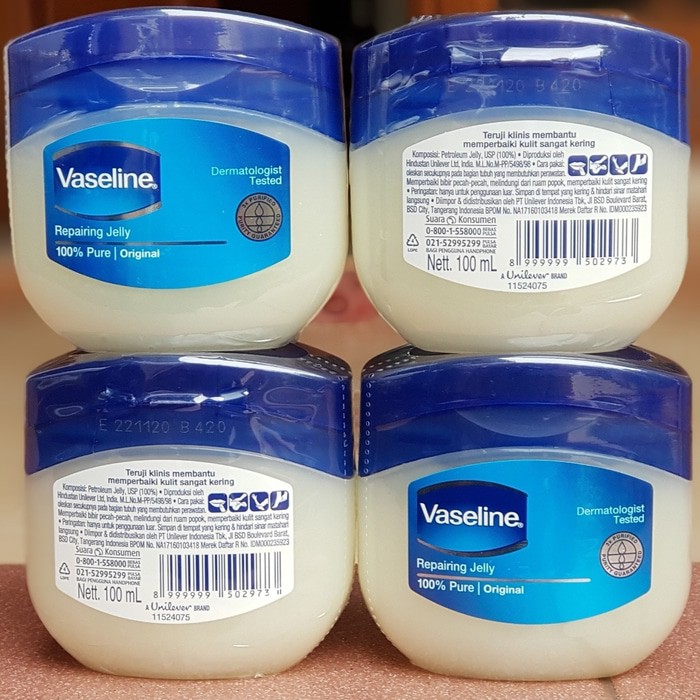 Informasi terlengkap tentang perbedaan vaseline petroleum jelly arab dan usa. Super Sale Exp Min 2020 Vaseline Repairing Petroleum Jelly 100ml 100 Ml Shopee Indonesia