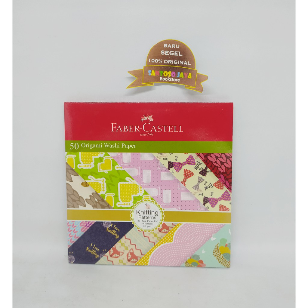 Lalu potong kain flanel menggunakan gunting dengan membentuk dua objek seperti di gambar. Kertas Lipat - 50 Origami Washi Paper Knitting Patterns Faber Castell | Shopee Indonesia