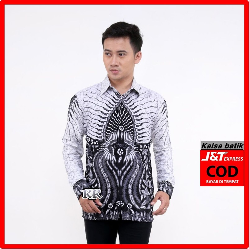 Jual KEMEJA BATIK PRIA LENGAN PANJANG TANAH ABANG BAJU BATIK PRIA LENGAN  PANJANG Indonesia|Shopee Indonesia