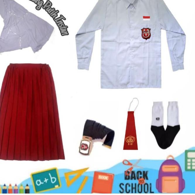 Menjadi salah satu anggota paskibra tentu . Harga Baju Seragam Sd Anak Perempuan Terbaru November 2021 Biggo Indonesia