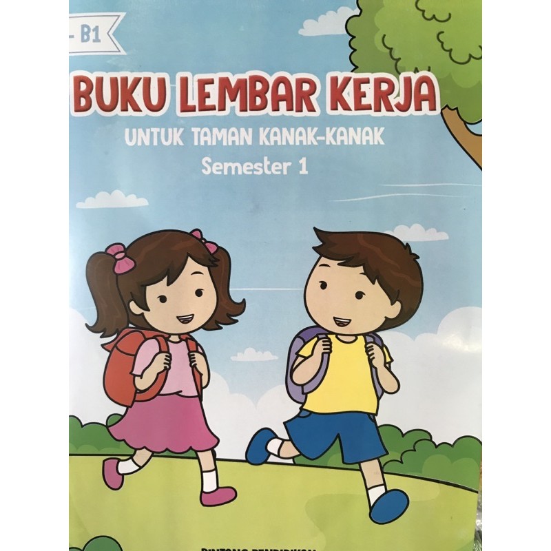 Paket 2 buku pintar super lengkap pelajaran tk b semester 1 dan semester . Lks Tk B Semester Buku Besar Shopee Indonesia