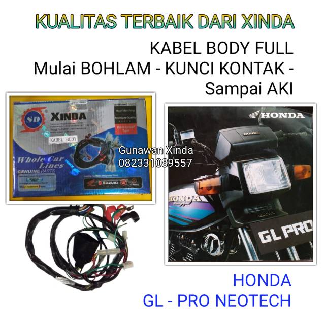 (+) sein/reting kanan hitam : Kabel Body Motor Honda Gl Pro Neotech Shopee Indonesia