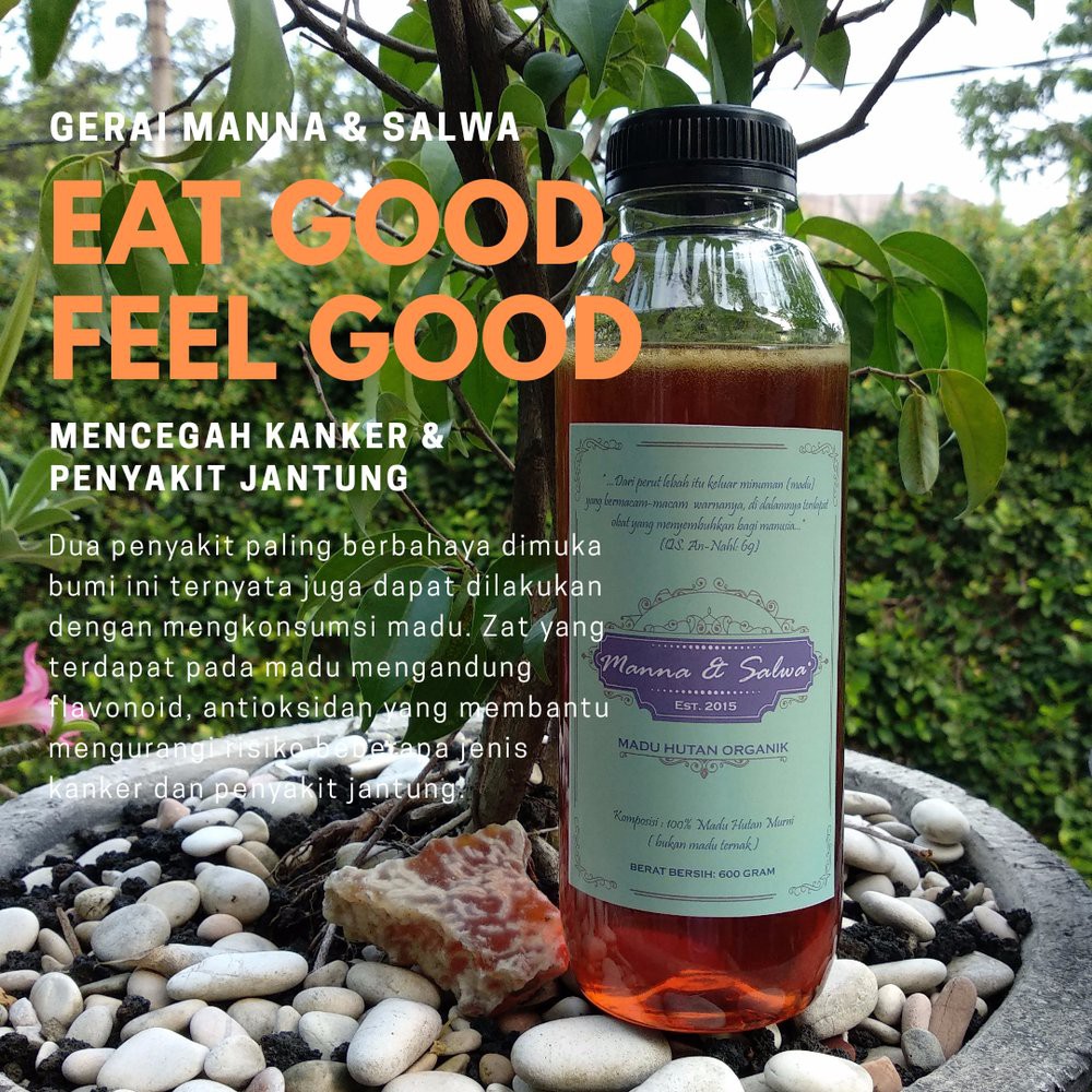 Madu Hutan Organik Manna &amp; Salwa Berkualitas | Shopee Indonesia