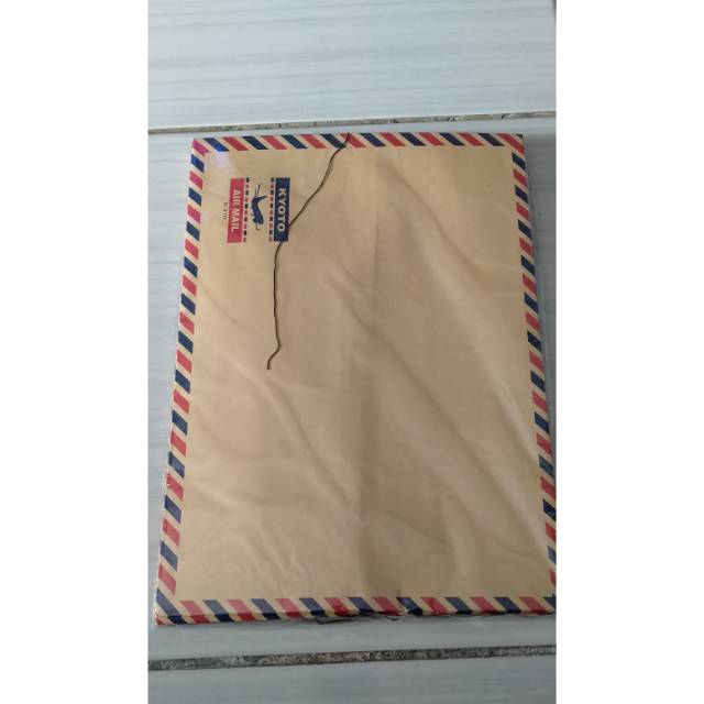 Setelah semuanya lengkap dan tidak ada yang salah, anda tinggal memasukan dokumen . Amplop Coklat Tali Lamaran Kerja Air Mail K310 Kyoto 10 Lembar Shopee Indonesia