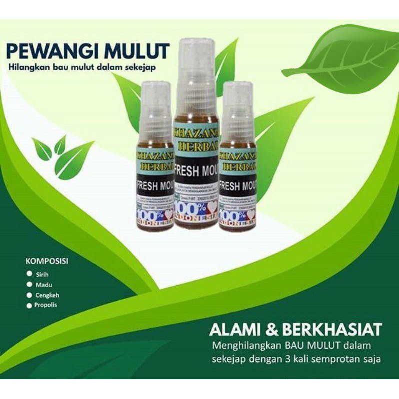 obat mulut bau terasa pahit asem kering sepet sariawan berjamur herbal  alami tradisional | Shopee Indonesia