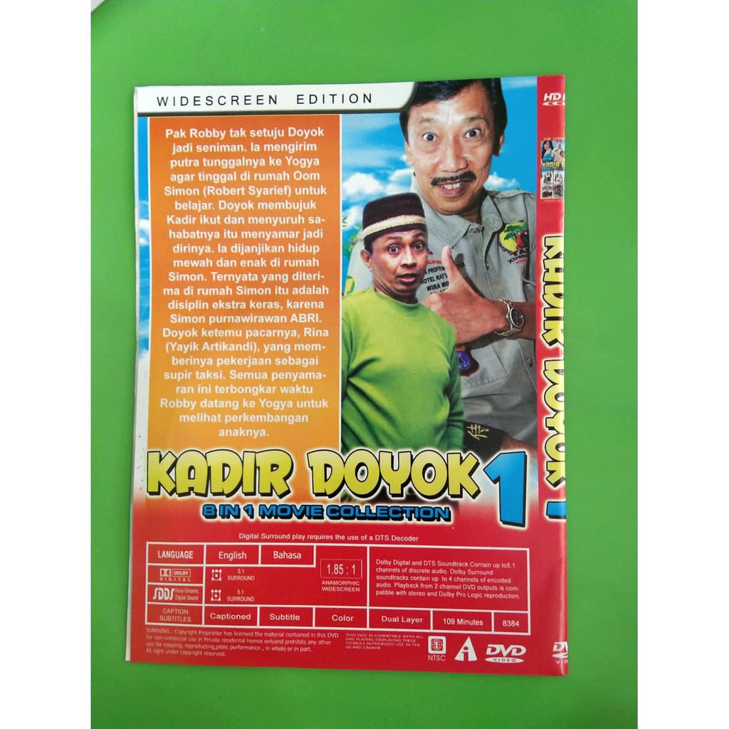 Kadir kadir dan doyok doyok sudarmadji tidak disukai berhubungan dengan rosa lia waroka dan ira kiki fatmala karena melihat tekad dua pemuda tadi, . Kaset Promoo Dvd Film Kadir Doyok Komedi Indo Shopee Indonesia