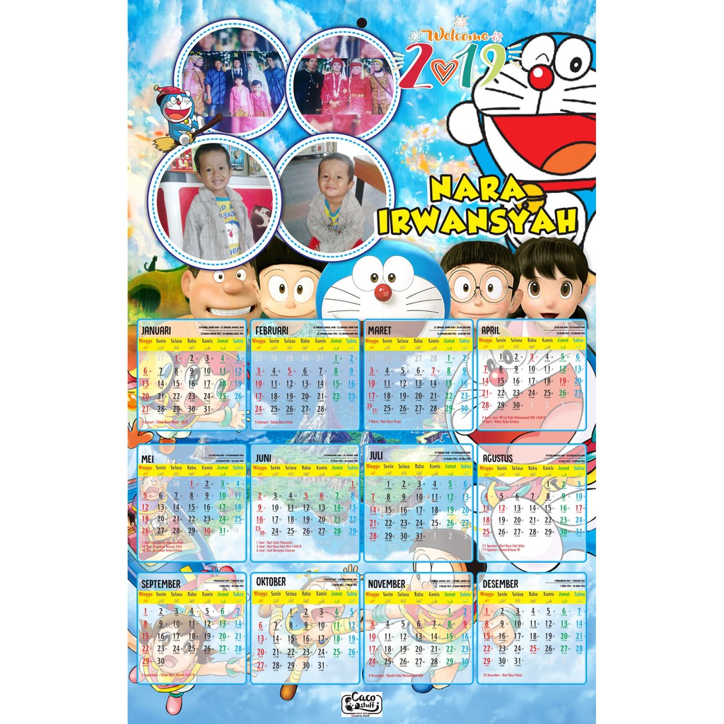 24 gambar kartun lucu buat foto profil 232 images about lockscreen couple on. 15+ Contoh Kalender Foto Doraemon - Gambar Kitan