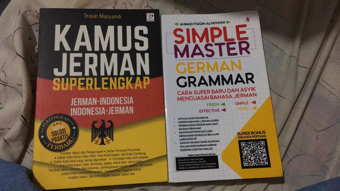 Berikut adalah kosa kata tersebut: Paket Buku Mudahnya Belajar Bahasa Jerman Simple Master Kamus Buku Tata Grammar German Shopee Indonesia