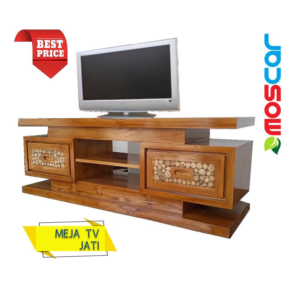 Gambar meja tv minimalis terbaru terbaik terlaris terbaru di shopee. Jual Meja Tv Jati Rak Tv Jati Type Koin Minimalis Bandung Indonesia Shopee Indonesia